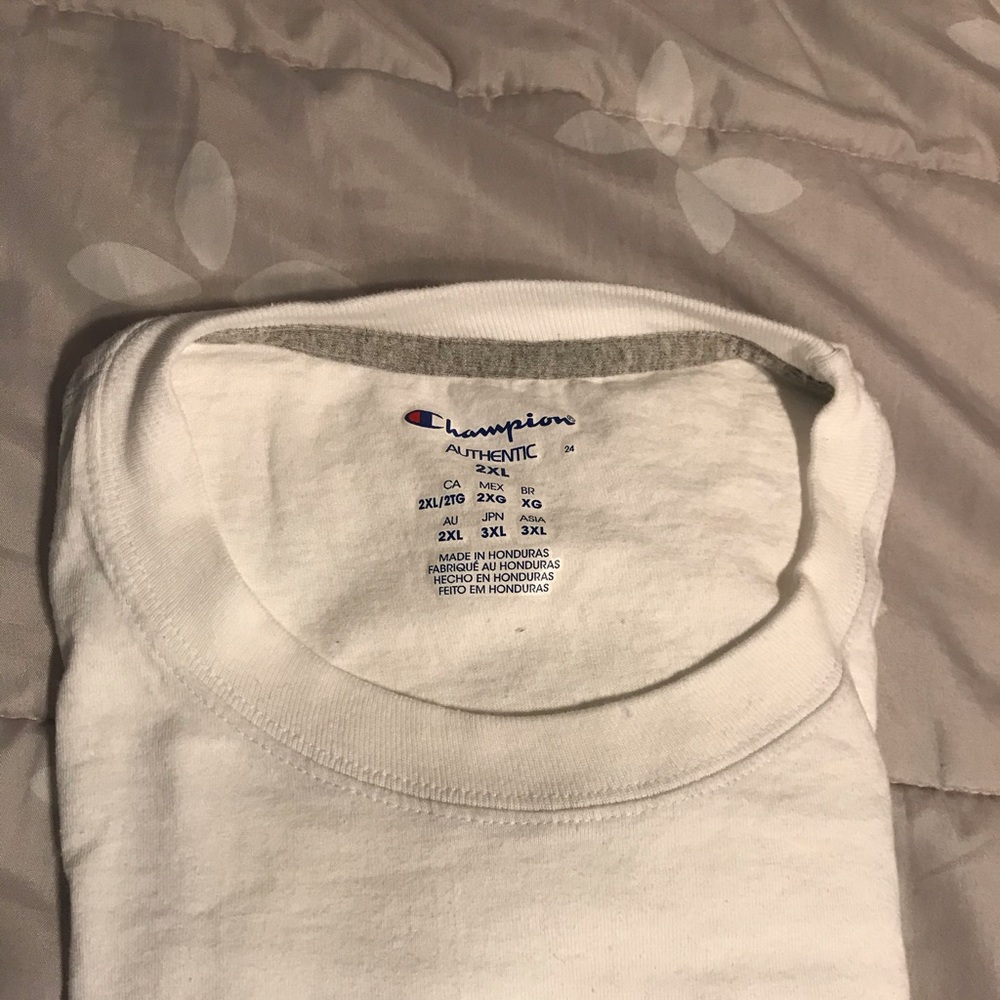 Champion white shirt